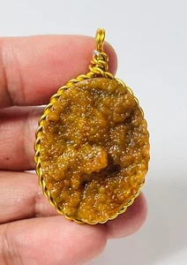Stream LEKLAI Natural Magic Rock Buddha thron Stone Amulet Rope wire Pendant - Picture 1 of 23