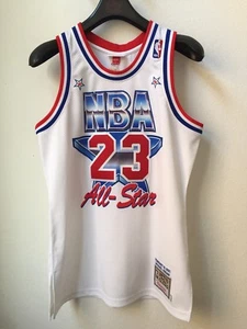 1991 MICHAEL JORDAN MITCHELL NESS AUTHENTIC HARDWOOD CLASSIC ALL STAR JERSEY 40 - Picture 1 of 6