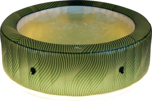 MSPA COMFORT METEOR ROUND BUBBLE SPA INFLATABLE HOT TUB WITH LED LIGHTING 80" - Picture 1 of 11