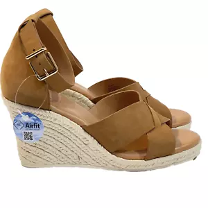 Women's Shoes Sandals NEW Alex Marie Wedge Tan Size 9 - Picture 1 of 11
