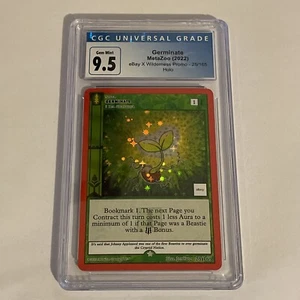 Germinate EBay X Wilderness Promo - CGC 9.5 - Full Holo Metazoo - Picture 1 of 2