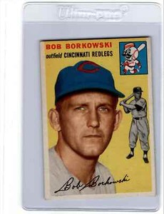 1954 Topps Bob Borkowski Cincinnati Reds #138