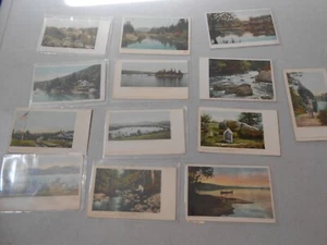 LOT / SET 13 VINTAGE ANTIQUE POSTCARDS UNUSED 1902 DETROIT PHOTOGRAPHIC RPPC - Picture 1 of 9
