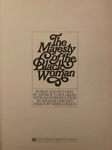 THE MAJESTY OF THE BLACK WOMAN by Arthur Tcholakian - 1971 - FIRST EDITION - Imagen 1 de 13