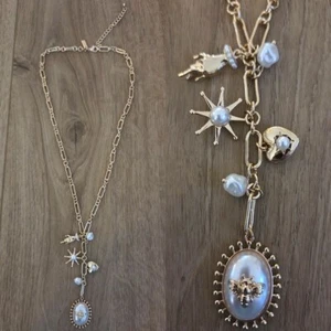 Macy's INC Charm Necklace 6 Charms Bee Pendant NWT - Picture 1 of 6