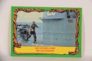 Raiders Of The Lost Ark 1981 Card #73 Indy Hitches A Ride FR-ENG OPC L017999 - Picture 1 of 2