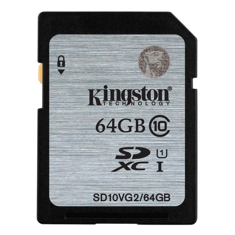 64GB YES Original Kingston SD SDHC/XC C10 Flash Memory Card f.Camera - Image 1 of 1