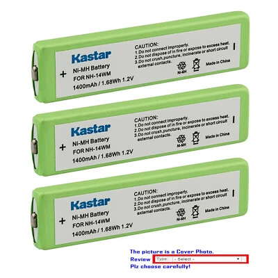 Kastar Gumstick Battery for Sony WM-RX707 WM-F100 WM-FX675 WM-GX674, WM-EX5 - Image 1 of 3