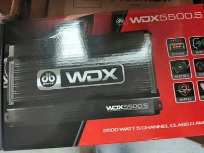 DB Drive WDX5500.5  5-Channel Speaker And Subwoofer Amplifier  MINI Amplifier - Image 1 of 2