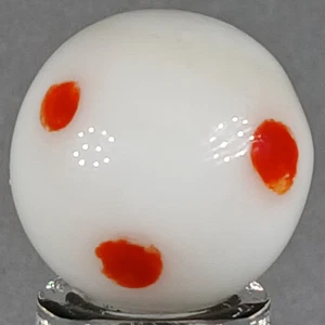 Contemporary Polkadot Marble .63 Inches Near-Mint Condition Combined Shipping  - Picture 1 of 14