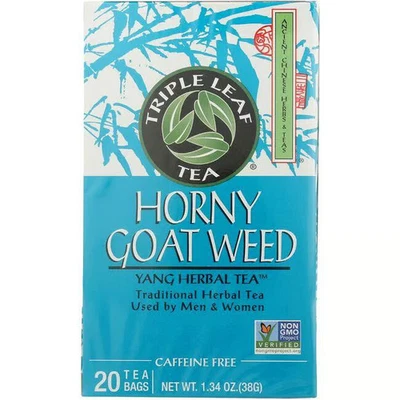 Чай из трех листьев Horny Goat Weed Tea 20 пакетиков (S) - Изображение 1 из 2