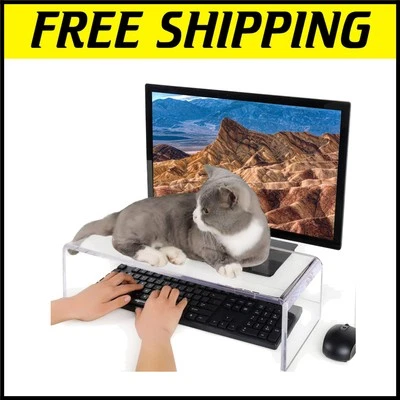Scratch-Resistant Cat-Proof Keyboard Cover & Acrylic Storage Stand - 20" Size - Image 1 of 4