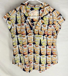 Blusa Top Mermelada Conversations By Anthropologie XS Artística Viaje Caprichosa - Imagen 1 de 4