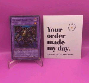 | Yugioh Thousand-Eyes Restrict DL1-001 Super Rare Duelist League Promo PL 🔥 | - Photo 1/7