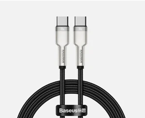 Baseus Metal 100W USB C to USB Type C Cable For iPhone 16 15 Pro Max - Picture 1 of 9