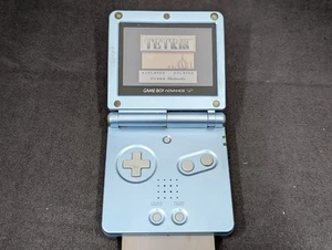 L4469 Nintendo Gameboy Advance SP console Pearl Blue Japan GBA x - Picture 1 of 4