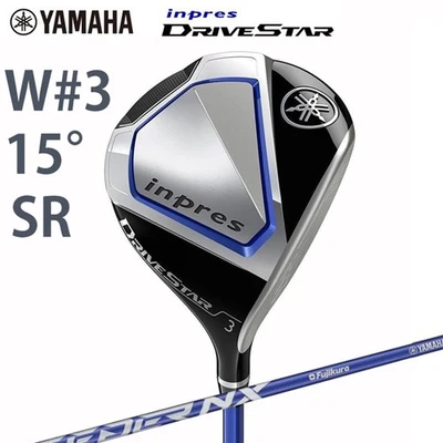 YAMAHA inpres DriveStar Fairway Wood #3 15° RH SpeederNXM423u SR Graphite Japan - Image 1 of 4