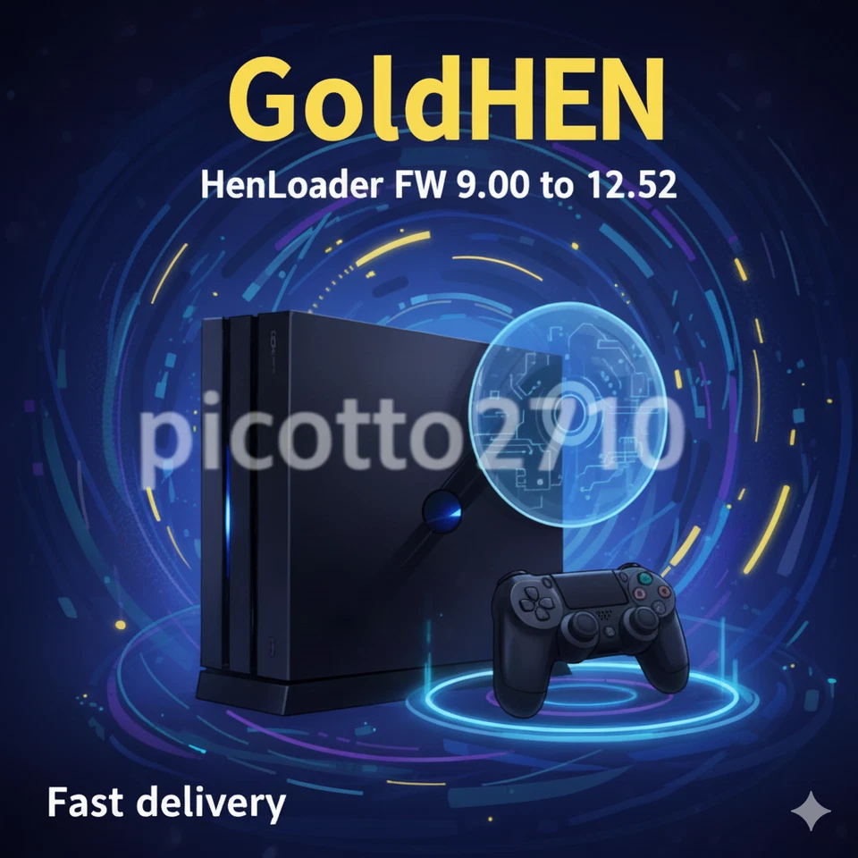PlayStation 4 PS4 BluRay disc - gold hentility FW 9.00 to 12.52
