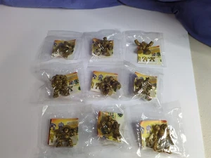 Vintage - Gormiti - Giochi Gold Mini Figuren Lot - 9 Figuren - Gold - original verpackt - Bild 1 von 10
