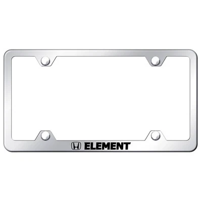Marco de matrícula de carrocería ancha de acero inoxidable para Honda Element - AUGD2610 Foto 1 de 2