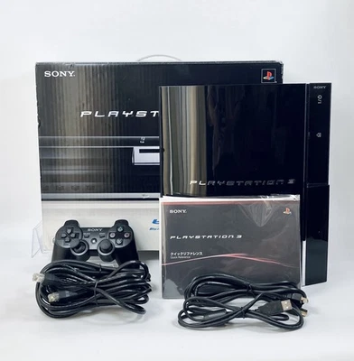 Sony PlayStation 3 PS3 CECH-A00 60GB Console Japan Launch Model Tested Works 🎮 - Image 1 of 4