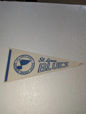 Vtg St Louis Blues 4" x 9.75" Mini Pennant NHL Hockey Rare - Image 1 of 4