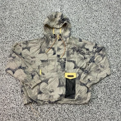 Columbia Windbreaker Jacket Mens  XXL Packable Rain Hooded Hike Grey - Image 1 of 4