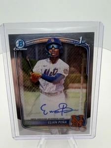 2025 Bowman Chrome - Prospect Autographs Elian Pena, Elian Pena #CPA-EP (RC) - Picture 1 of 2