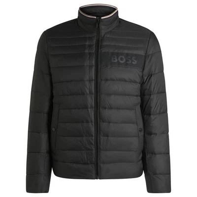 $349 NWT HUGO BOSS Mens Darolus 3D Logo Tape Quilted Puffer Jacket EU 46 / US 36 - Image 1 of 4