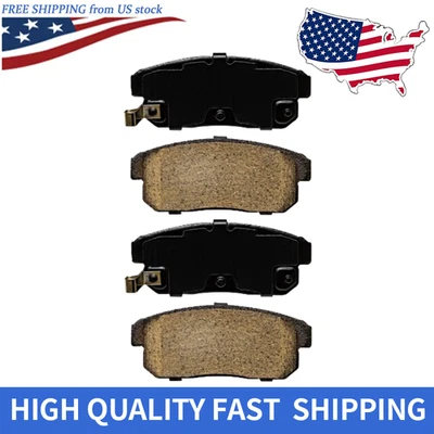 for Nissan Sentra Maxima INFINITI I35 G20 2001 I30 V6 Rear Ceramic Brake Pad Kit - Image 1 of 4