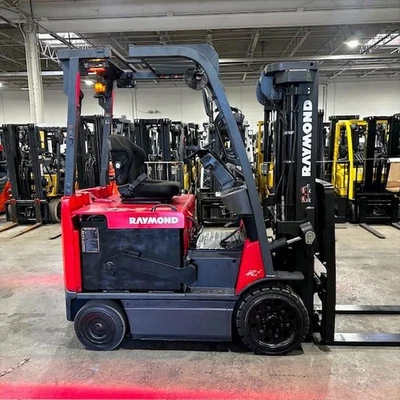 2021 Raymond 4750C50 5000lb Used Electric Forklift Triple Mast Sideshift - Image 1 of 4
