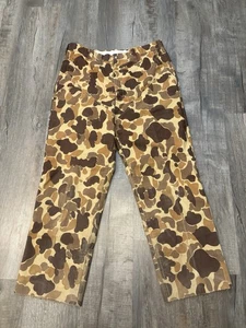 VTG Gamehide Brushbuster Duck Camo Pant 36” Waterproof Hunting Double Knee S66 - Picture 1 of 13