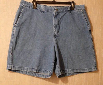 Riders Casuals Shorts Denim Bermuda High-Rise 100% Cotton  Women's 18M #H87-3 - Image 1 of 4