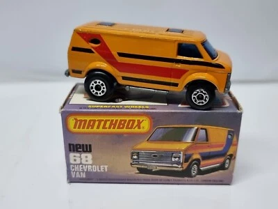 MATCHBOX LESNEY SUPERFAST No 68 CHEVROLET VAN IN Vgc - Image 1 of 4