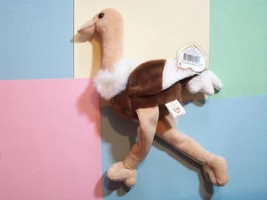 BEANIE BABY STRETCH STRAUSS BRAUN WEISS GEBURTSDATUM: 21. SEPTEMBER 1997 1997  - Bild 1 von 4