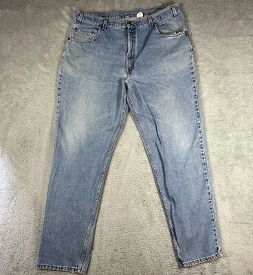 Pantalones de mezclilla vintage Levis 545 para hombre 40x30 azules sueltos cónicos desgastados Foto 1 de 4