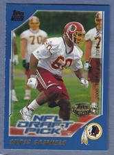 2000 Topps Collection #363 Chris Samuels Rookie Card Redskins