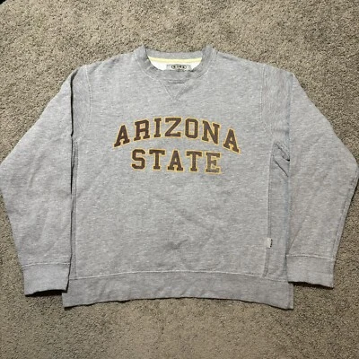 Vintage E5 Arizona State Sun Devils Classic Grey Crewneck Sweatshirt Mens M - Image 1 of 4