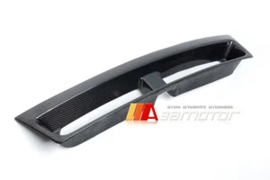 Carbon Fiber Front Bumper Center Duct Trim fits 2008-14 Subaru GRB STI Hatchback - Picture 1 of 5