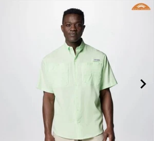 Columbia PFG Tamiami II Mens Sz XXL Key West Green Long Sleeve Shirt - Picture 1 of 14