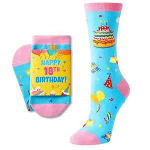 18th Birthday Gifts Socks Ideas for Girls - Presents for 18 Year Old Teen Boy... - Picture 1 of 3