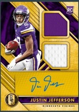 2020 Panini Gold Standard Justin Jefferson RC Auto Jersey Digital Card