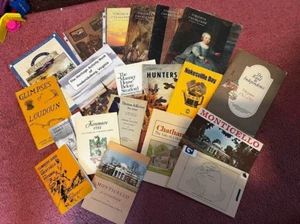 Lot 21 Vintage Virginia Books Ephemera Monticello Loudoun Calvacade Tidewater - Picture 1 of 7