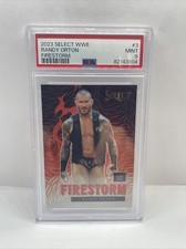 2023 PANINI SELECT WWE RANDY ORTON FIRESTORM PSA 9