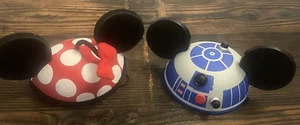 Walt Disney Parks Minnie Mouse Felt Hat Youth/Infant & Star Wars R2D2 One Size - Picture 1 of 11