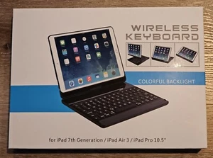 iPad 7th Gen/ iPad Air 3 Wireless Keyboard and Case Rose Gold 10.5" - Photo 1/8