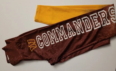 Zubaz NFL Washington Commanders Column Legging Size S Cover