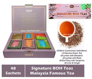 Tea BOH Signature Unique Flavours and Aromas 48 Sachets Malaysia Famous Est 1929 - Picture 1 of 4