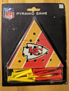 Kansas City Chiefs Peg Board Pyramid Game NFL Blemished Packaging - Picture 1 of 2
