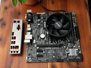 Kit complet : Ryzen 3 3200G + ASUS A320M-K + 16Go DDR4 | Office & Gaming - Photo 1/2